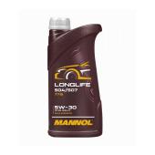 7715 MANNOL LONGLIFE 504/507 5W30 1 л. Синтетическое моторное масло 5W-30 7715 MANNOL LONGLIFE 504/507 5W30 1 л. Синтетическое моторное масло 5W-30