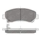 SCT SP 337 Тормозные колодки (комплект 4 шт.) SP337