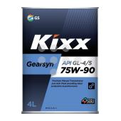 Масло трансм. Kixx Gearsyn 75W-90 (GL-4/5) - 4 л.   /4