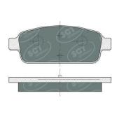 SCT SP 360 Тормозные колодки (комплект 4 шт.)