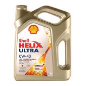 SHELL HELIX ULTRA 0W-40 4 л. Синтетическое моторное масло 0W-40