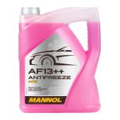 4015 MANNOL ANTIFREEZE AF13++ 5 л. Готовый раствор охлаждающей жидкости антифриз красный 