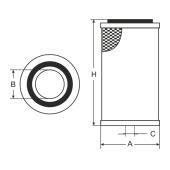 SCT SB 3305 Воздушный фильтр SB3305