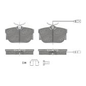 SCT SP 484 Тормозные колодки (комплект 4 шт.) SP484