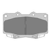 SCT SP 230 Тормозные колодки (комплект 4 шт.) SP230