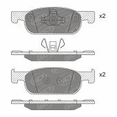 SCT SP 757 Тормозные колодки (комплект 4 шт.) SP757