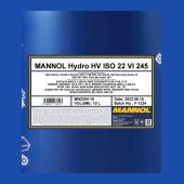 2204 MANNOL HYDRO HV ISO 22 20 л. Синтетическое гидравлическое масло