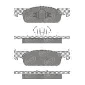 SCT SP 663 Тормозные колодки (комплект 4 шт.) SP663