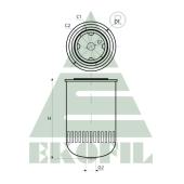 EKO-03.433 EKOFIL Топливный фильтр EKO03433