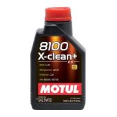 MOTUL 8100 X-CLEAN+ 5W30 1 л. Синтетическое моторное масло 5W-30