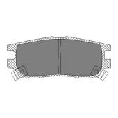 SCT SP 202 Тормозные колодки (комплект 4 шт.) SP202