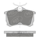 SCT SP 607 Тормозные колодки (комплект 4 шт.) SP607