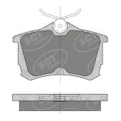 SCT SP 607 Тормозные колодки (комплект 4 шт.) SP607