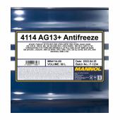 4114 MANNOL ANTIFREEZE ADVANCED AG13+ 60 л. Концентрат охлаждающей жидкости желтый