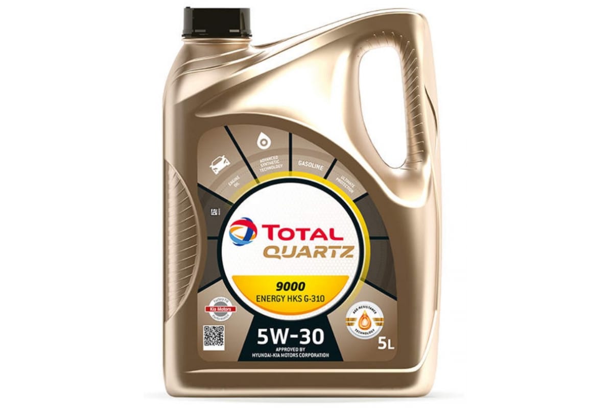 TOTAL QUARTZ ENERGY 9000 HKS 5W30 5 л. Синтетическое моторное масло 5W-30