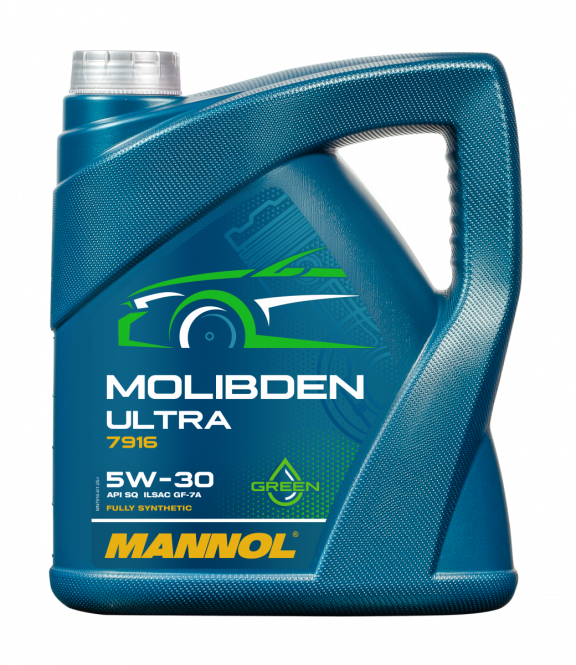 7916 MANNOL MOLIBDEN ULTRA 5W30 4 л. Синтетическое моторное масло 5W-30
