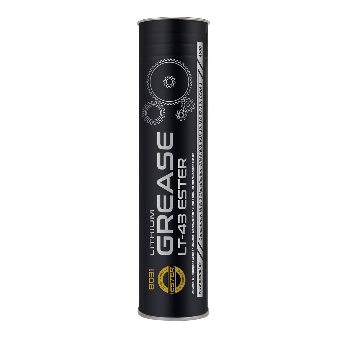 8031 MANNOL LT-43 ESTER LITHIUM GREASE 400 гр. Пластичная автомобильная смазка