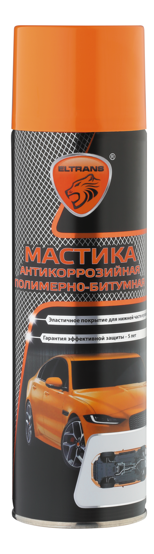 ELTRANS Мастика антикоррозийная полимерно-битумная 650 мл.(аэрозоль)