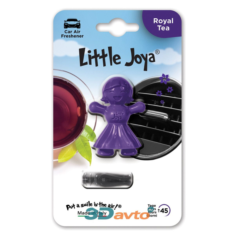 DRIVE INT LITTLE JOYA  ROYAL TEA (КОРОЛЕВСКИЙ ЧАЙ) - PURPLE. Автомобильный освежитель воздуха
