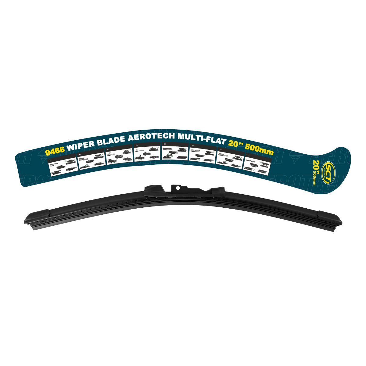 9466 SCT AEROTECH MULTI-FLAT 20" 500 mm. Щетка стеклоочистителя