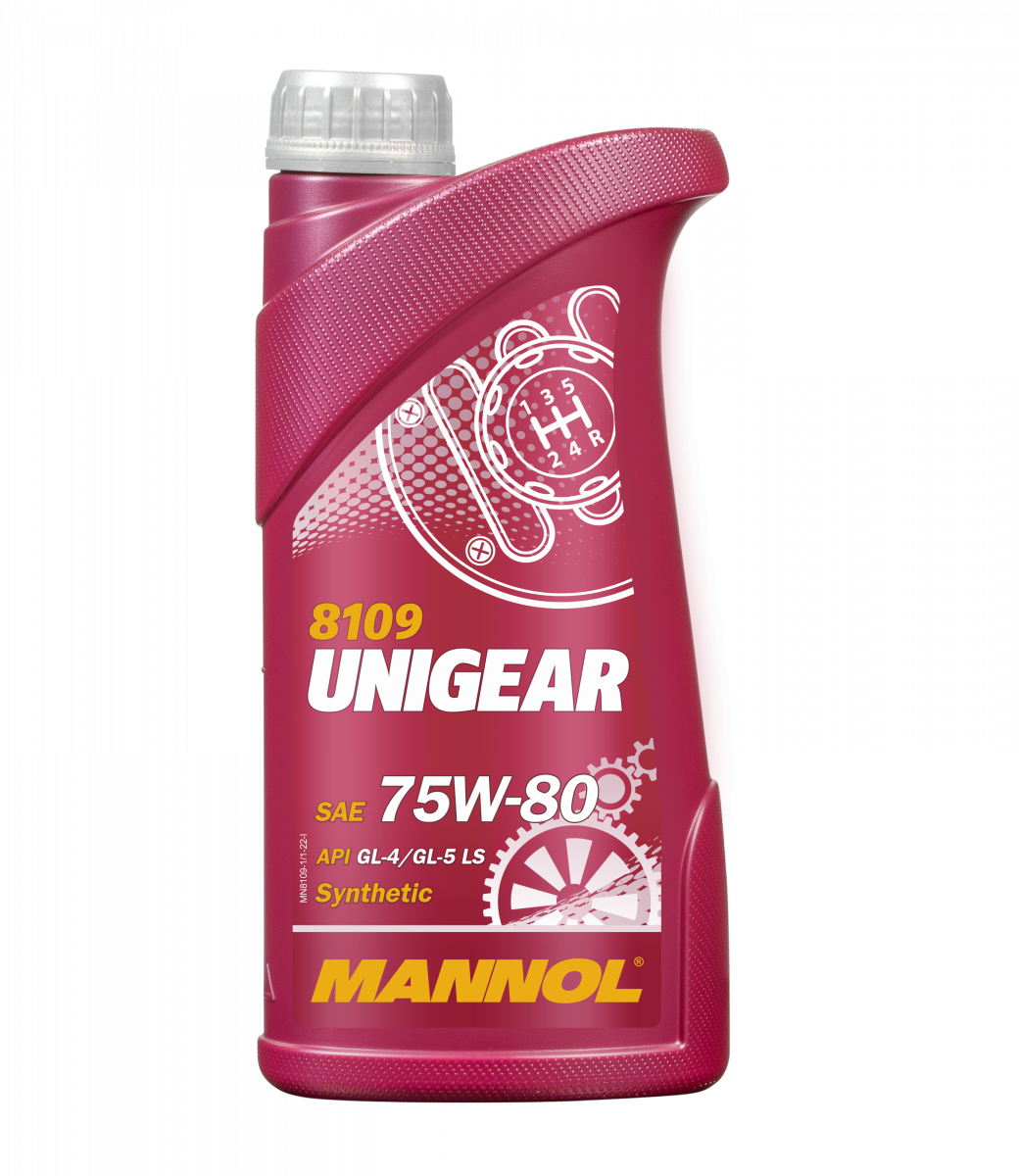 8109 MANNOL UNIGEAR 75W80 1 л. Синтетическое трансмиссионное масло 75W-80