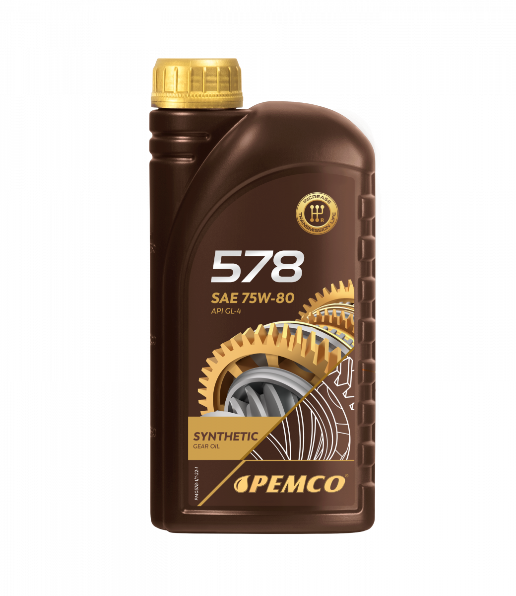 PEMCO 578 75W80 1 л. Синтетическое трансмиссионное масло 75W-80