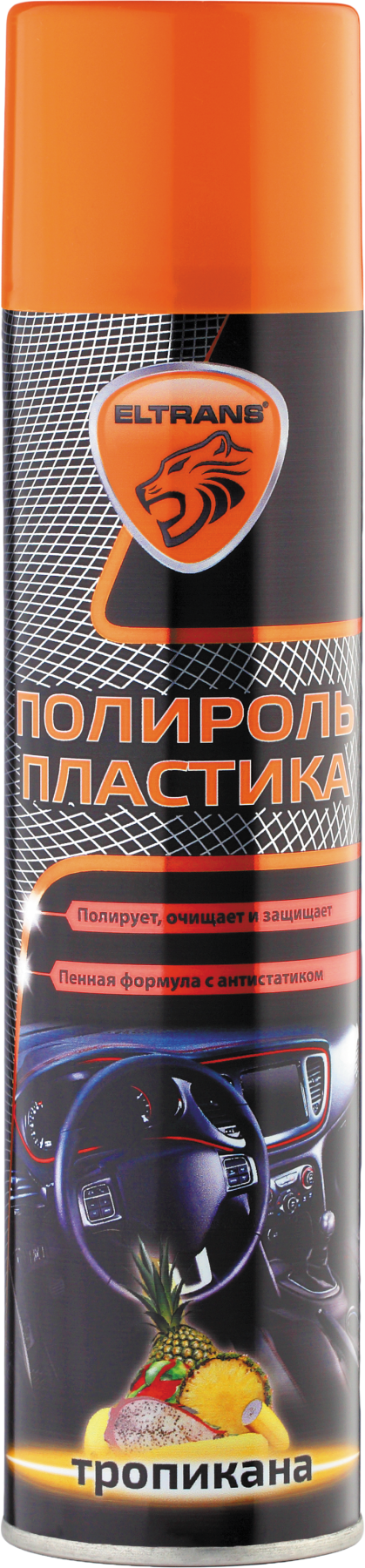ELTRANS Полироль пластика "Тропикана" 400 мл. (аэрозоль)