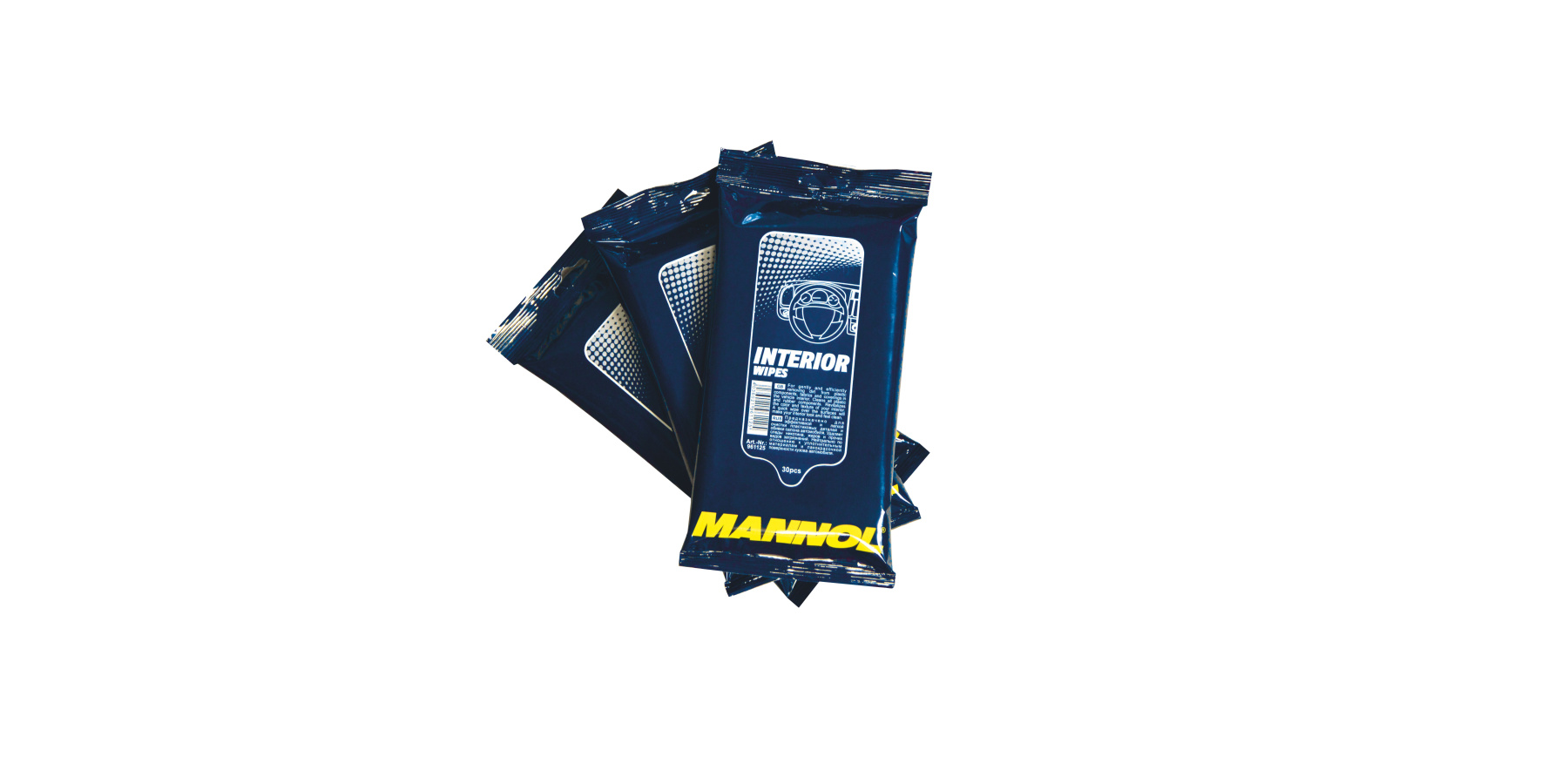 9946 MANNOL INTERIOR WIPES. Салфетки для очистки пластиковых поверхностей