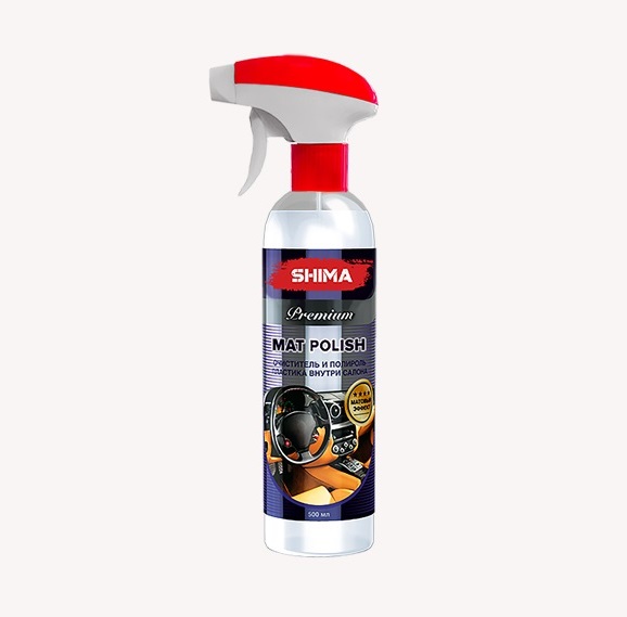 SHIMA PREMIUM "MAT POLISH" 500 мл. Полироль пластика с матовым эффектом