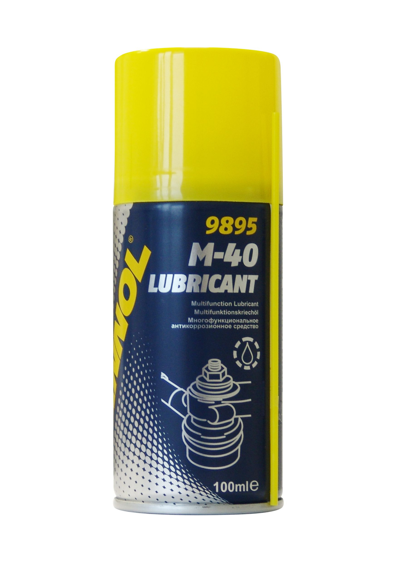 9895 MANNOL M-40 LUBRICANT 100 мл. Антикоррозийное очищающее средство
