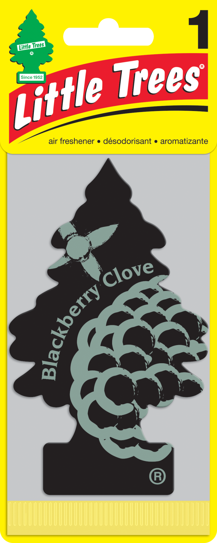LITTLE TREES Ароматизатор Ёлочка "Ежевика с гвоздикой" (Blackberry Clove)