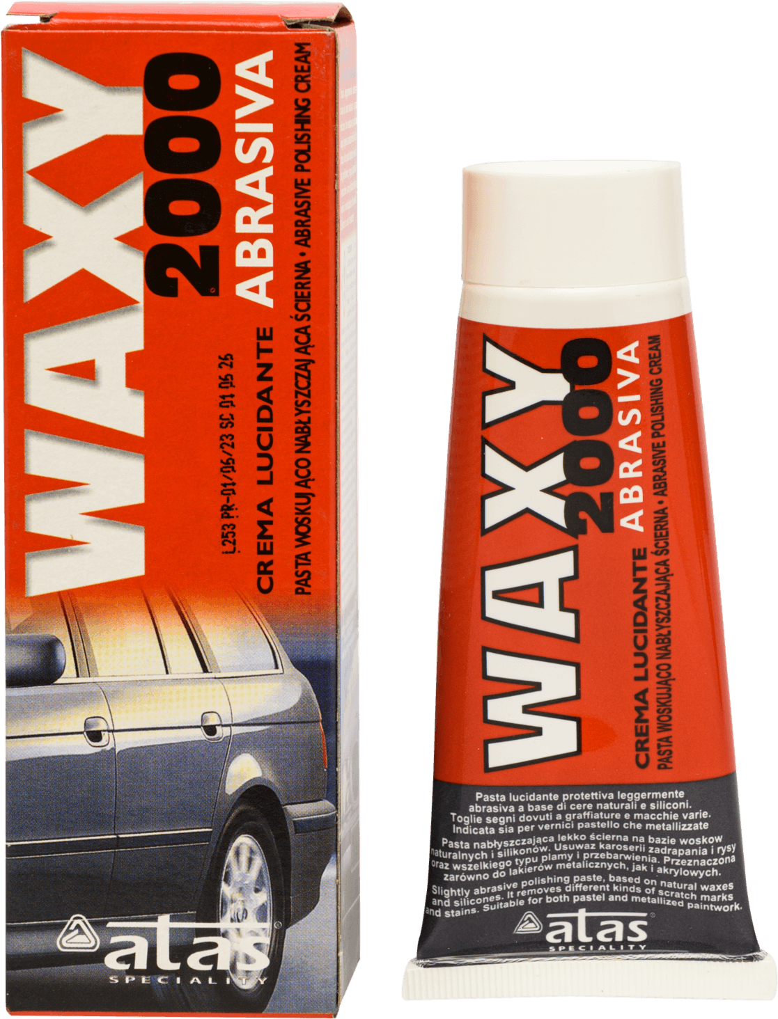 ATAS WAXY-2000 ABRASIVA Полироль-паста для кузова 75 мл.