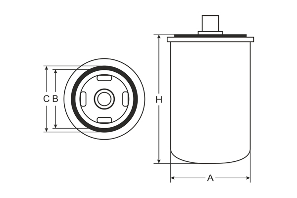 SCT SM 5086 Масляный фильтр SM5086