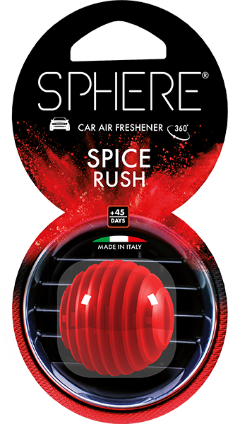 DRIVE INT LITTLE JOE SPHERE SPICE RUSH (ВОСТОЧНЫЕ ПРЯНОСТИ). Автомобильный освежитель воздуха