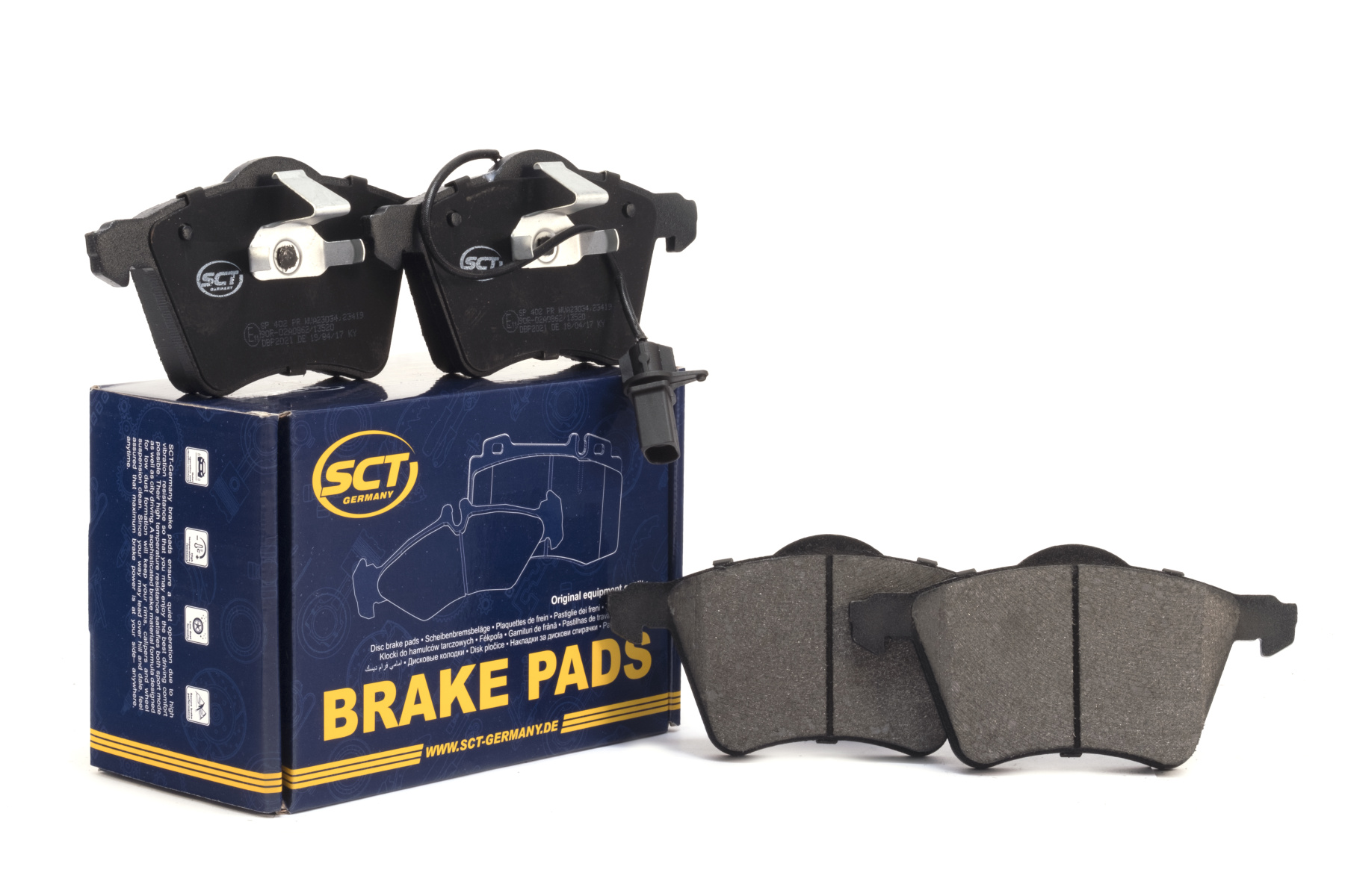 SCT SP 402 Тормозные колодки (комплект 4 шт.) SP402