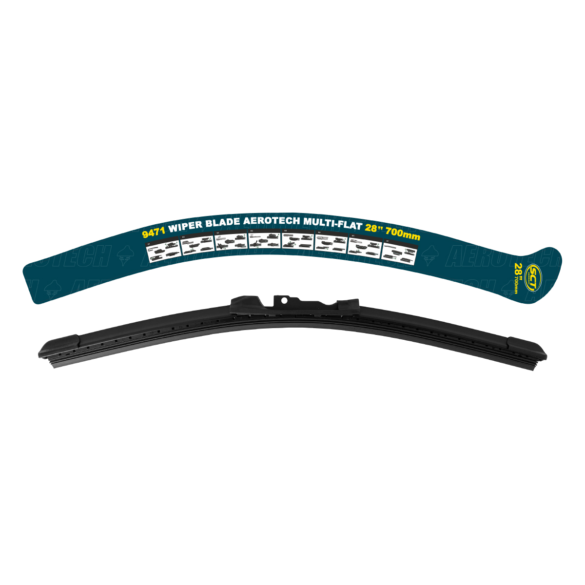 9471 SCT AEROTECH MULTI-FLAT 28" 700 mm. Щетка стеклоочистителя