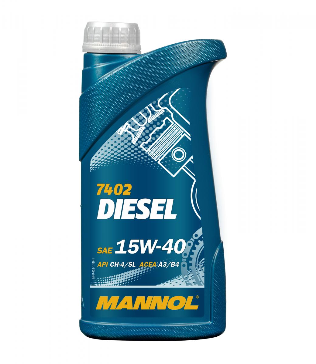 7402 MANNOL DIESEL 15W40 1 л. Моторное масло 15W-40