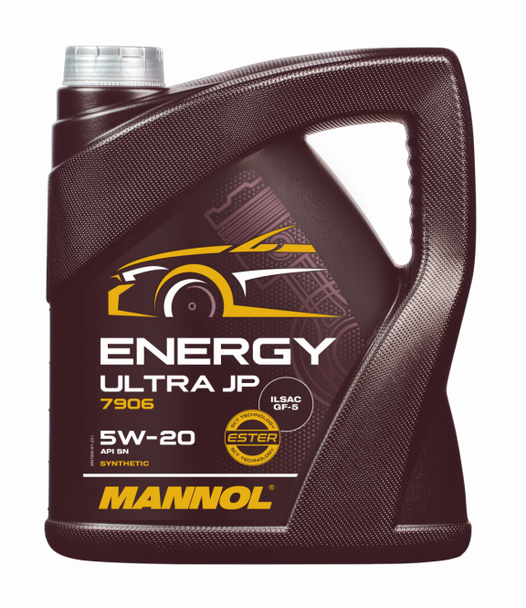 7906 MANNOL ENERGY ULTRA JP 5W20 4 л. Синтетическое моторное масло 5W-20