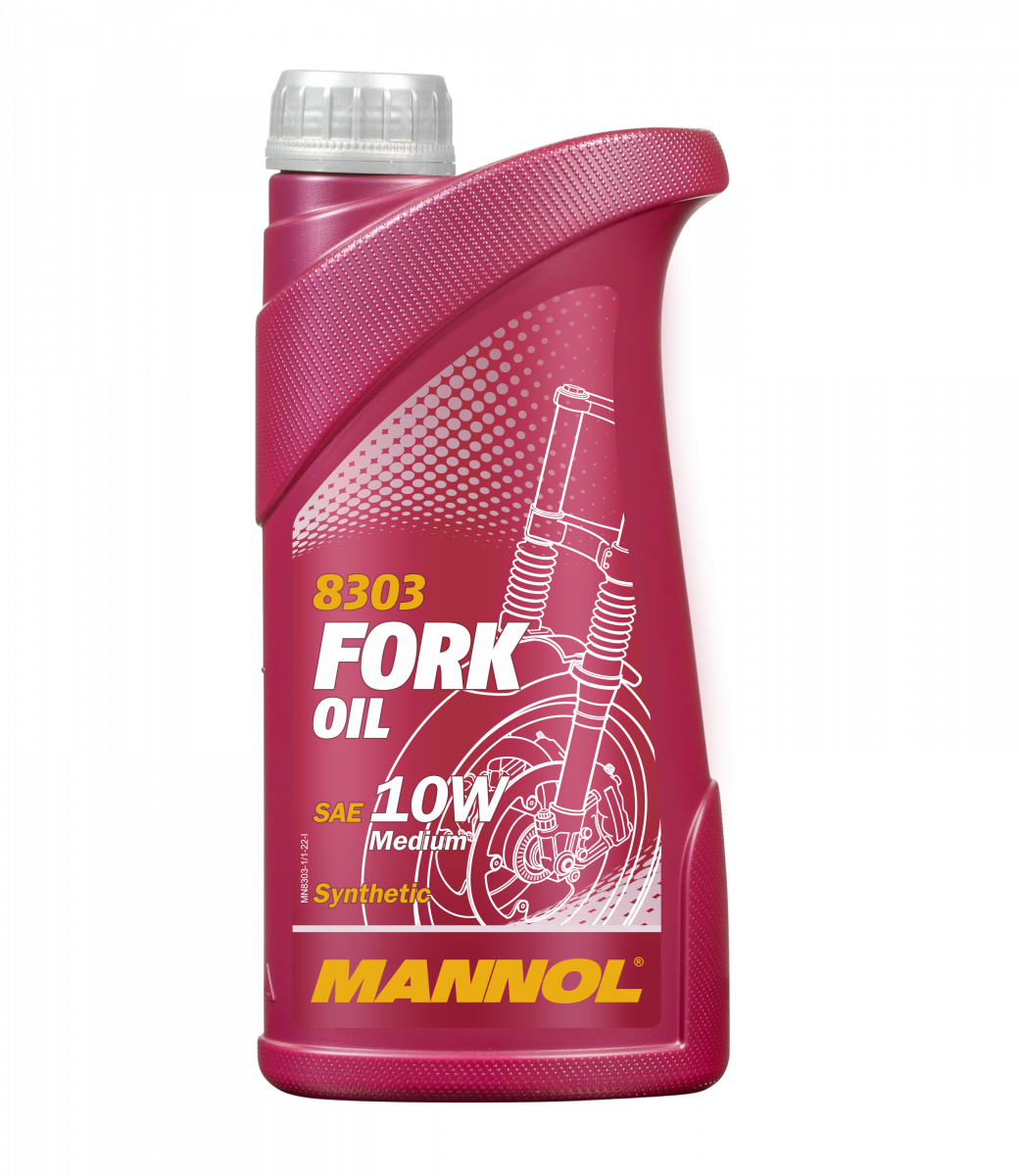 8303 MANNOL FORK OIL 10W 1 л. Синтетическое вилочное масло