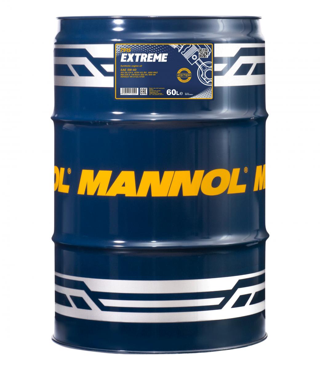 7915 MANNOL EXTREME 5W40 60 л. Синтетическое моторное масло 5W-40