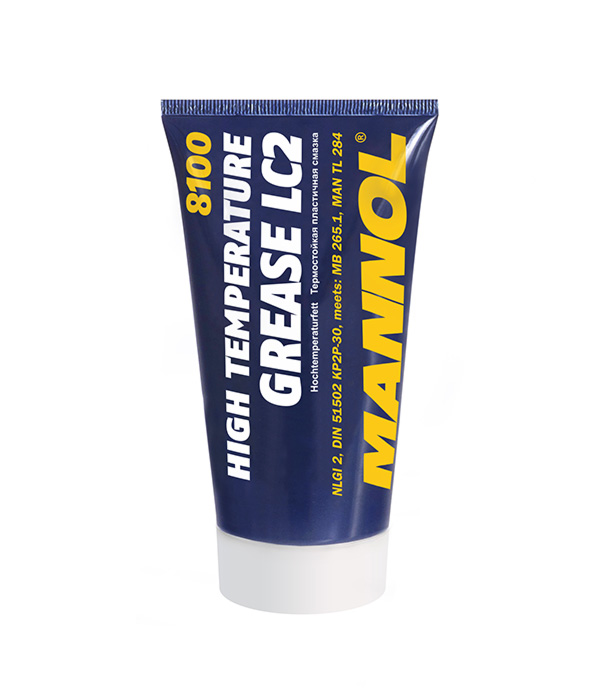 8029 / 8100 MANNOL LC-2 HIGH TEMPERATURE GREASE 100 гр. Термостойкая пластичная смазка