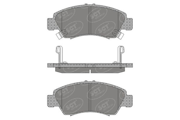SCT SP 600 Тормозные колодки (комплект 4 шт.) SP600