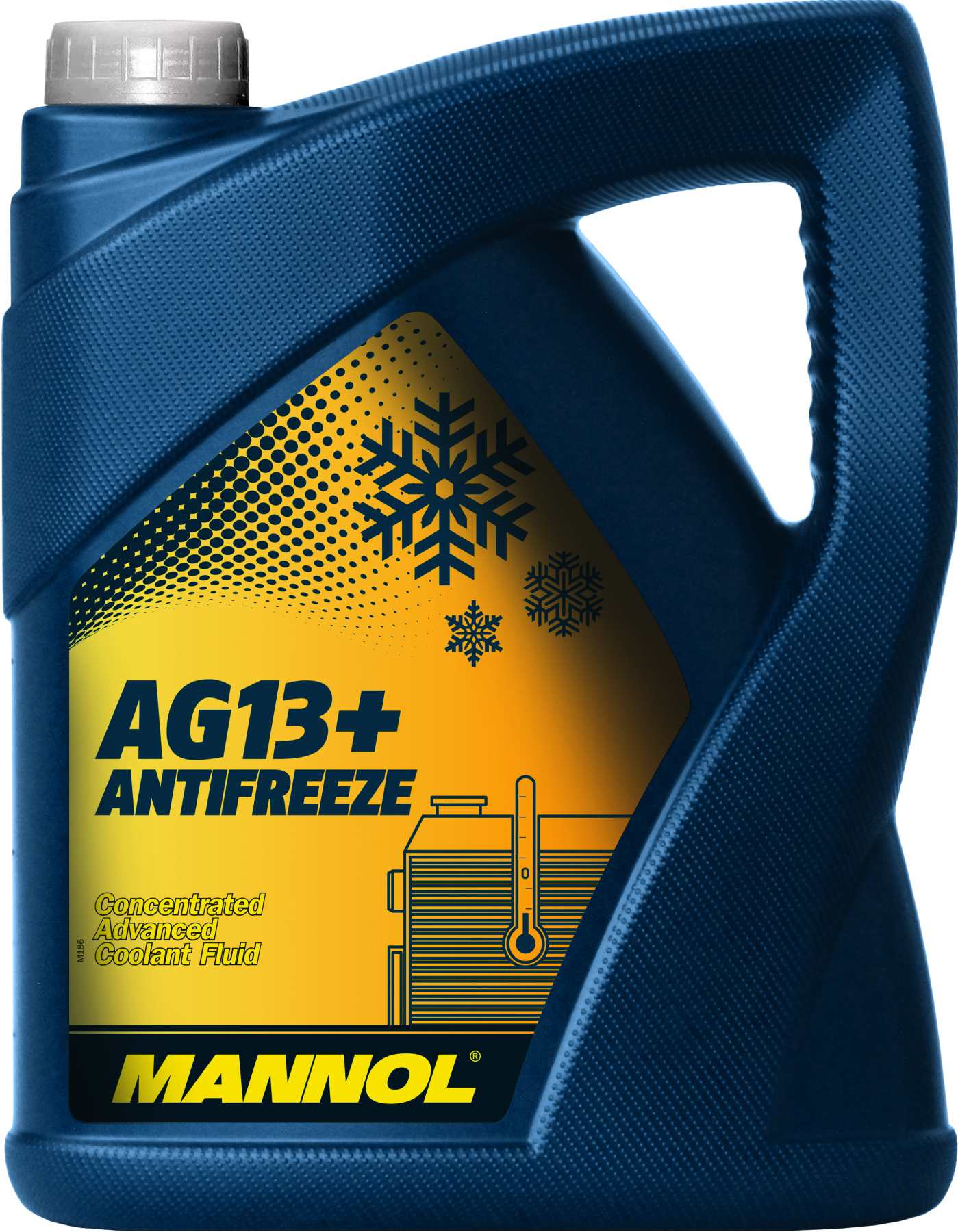 4114 MANNOL ANTIFREEZE ADVANCED AG13+ 5 л. Концентрат охлаждающей жидкости желтый