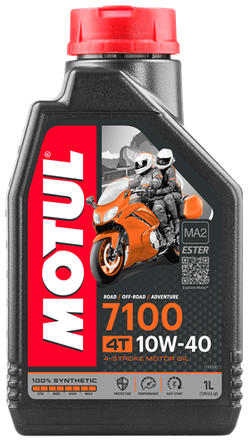 MOTUL 7100 4T 10W40 1 л. Синтетическое моторное масло 10W-40