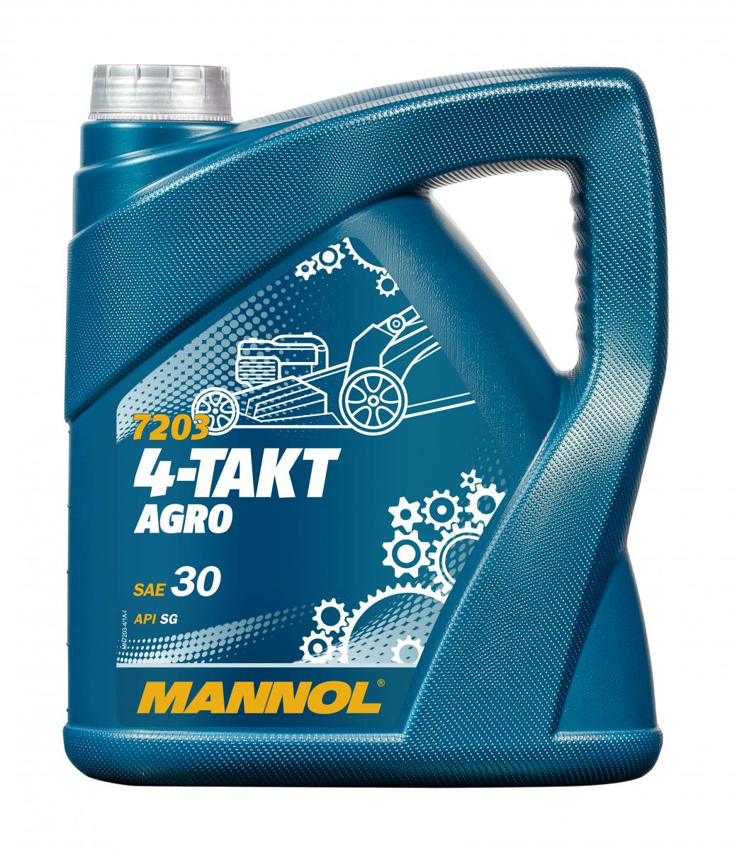 7203 MANNOL 4-TAKT AGRO SAE 30 4 л. Моторное масло для садовой техники