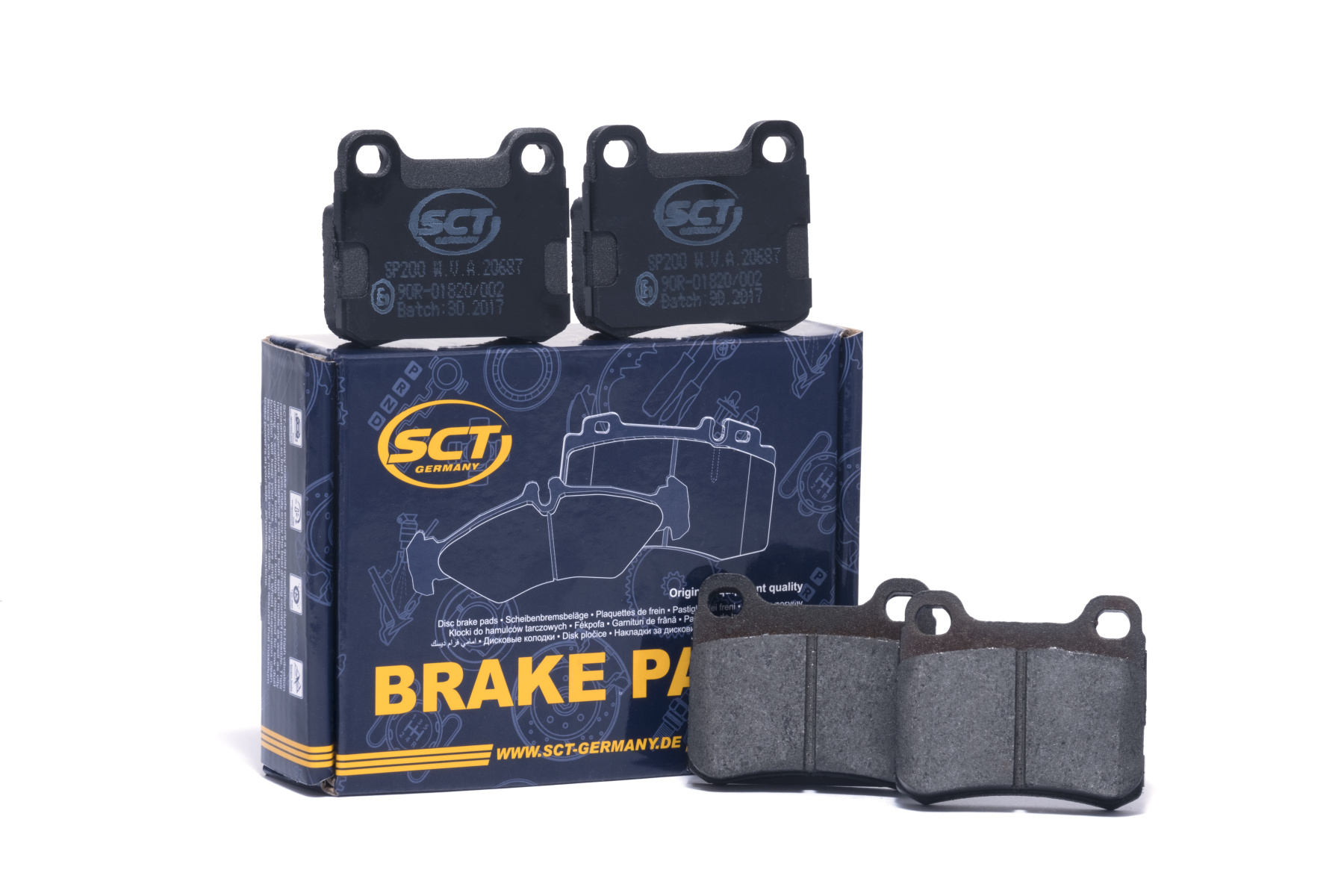 SCT SP 200 Тормозные колодки (комплект 4 шт.) SP200