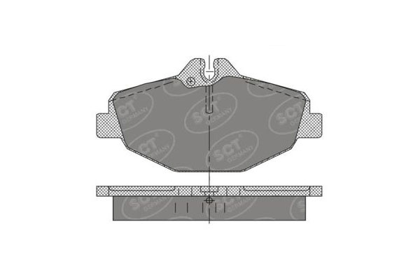 SCT SP 403 Тормозные колодки комплект SP403