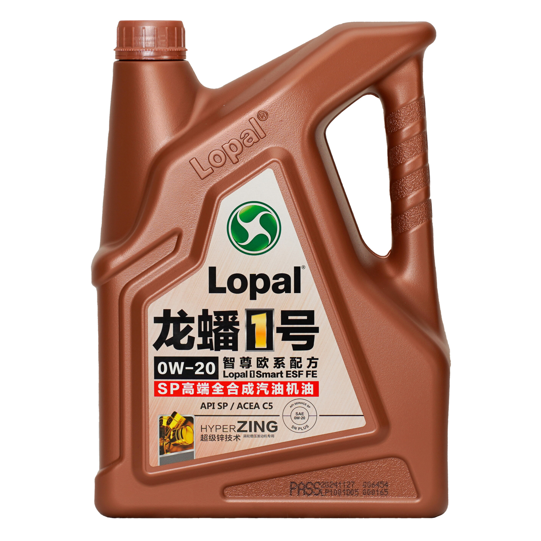 LOPAL 1 SMART ESF FE SP 0W20 4 л. Синтетическое моторное масло 0W-20