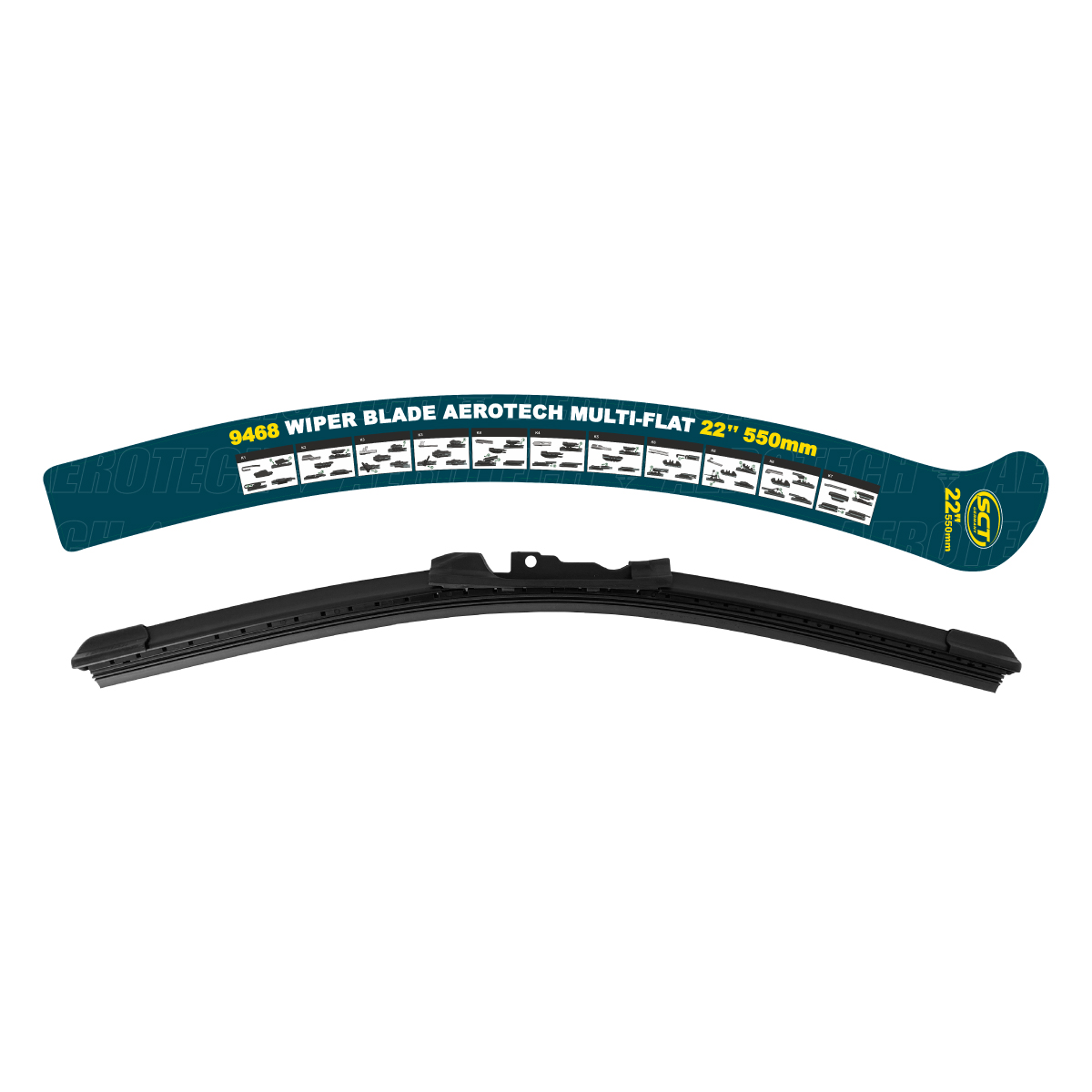 9468 SCT AEROTECH MULTI-FLAT 22" 550 mm. Щетка стеклоочистителя