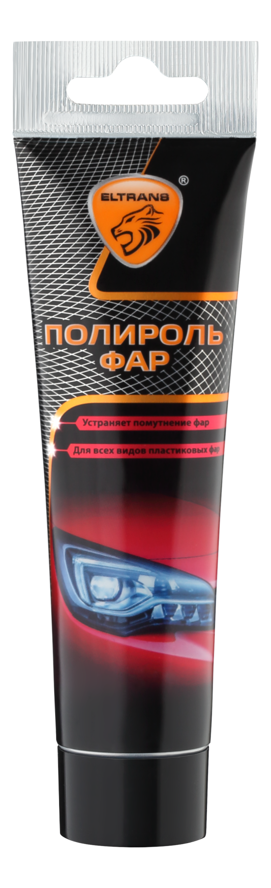 ELTRANS Полироль фар 100 мл.(туба)